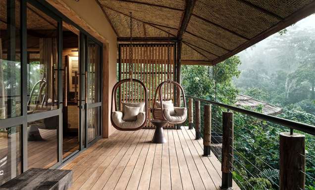 Gorilla Forest Lodge room balcony