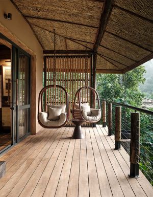 Gorilla Forest Lodge room balcony