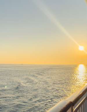 Sunset onboard Norwegian Spirit