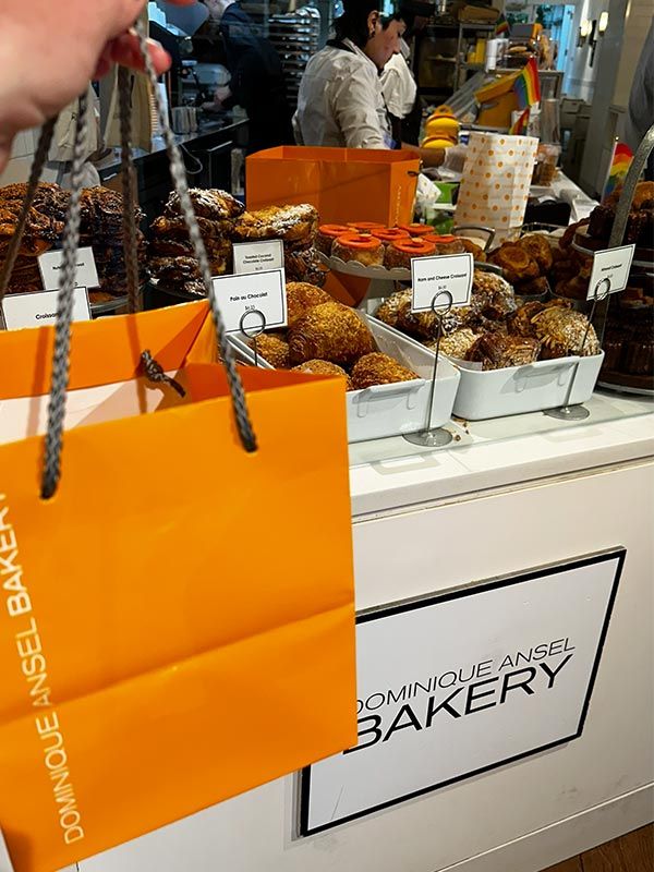 Dominique Ansel Bakery in new york city