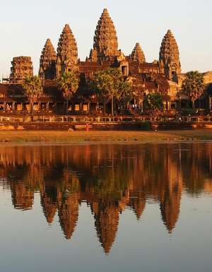Siem Reap at sunset, cambodia