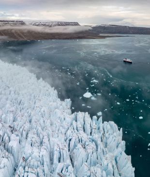 This cruise through the Northwest passage is only possible a few weeks a year
