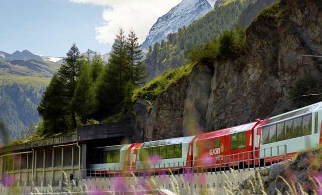 Glacier Express in Switzerland