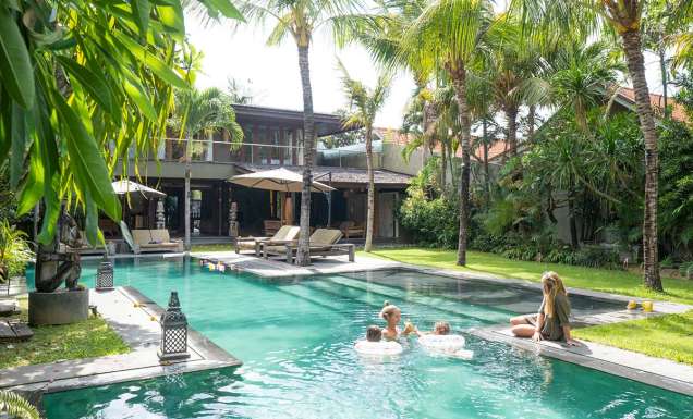 family at villa finder accomm