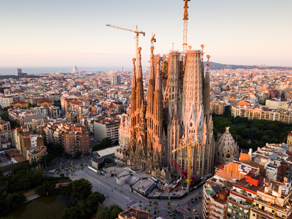 La Sagrada Família in Barcelona, Spain