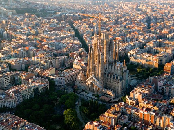 La Sagrada Família in Barcelona, Spain