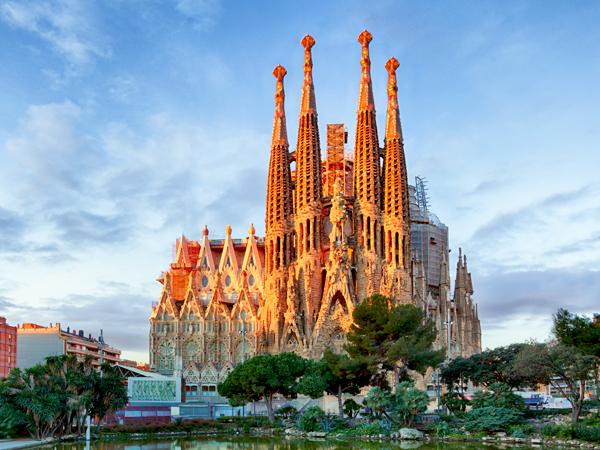 La Sagrada Família in Barcelona, Spain