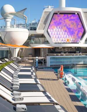the pool club of Celebrity Xcel