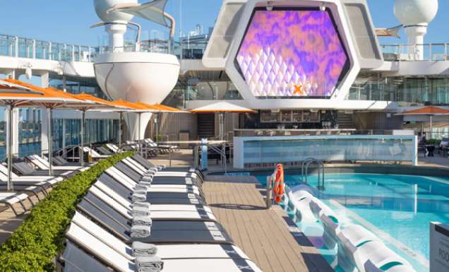 the pool club of Celebrity Xcel
