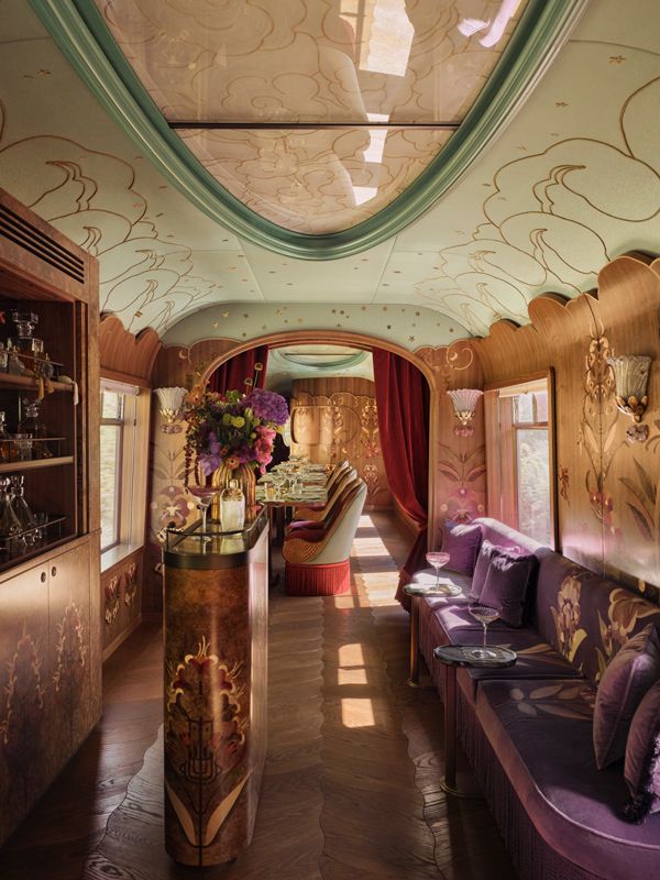 Celia Carriage on The British Pullman, A Belmond Train