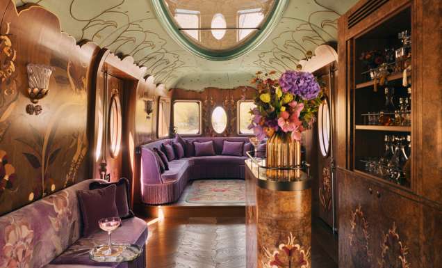 Celia Carriage on The British Pullman, A Belmond Train