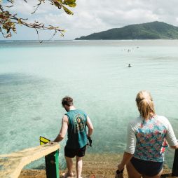 Swim with giant clams in Samoa