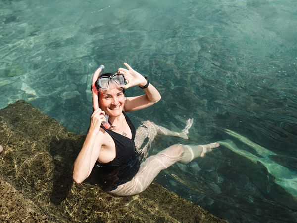 Snorkel alongside giant clams in Samoa