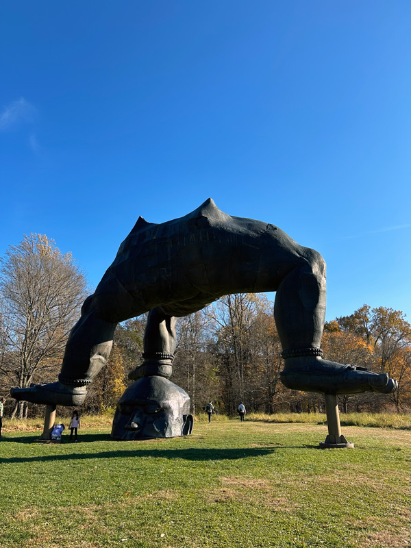 A sculpture at Storm King Art Centre