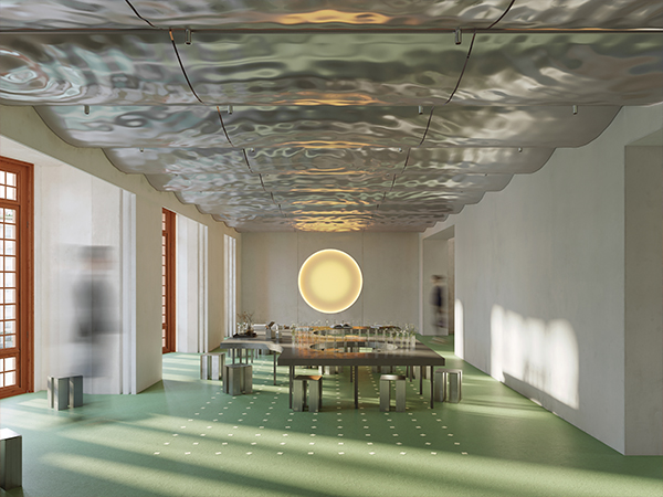 The modern Casa Batllo exhibition space.