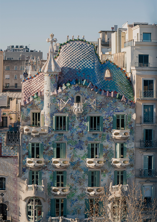 casa batllo's blue exterior