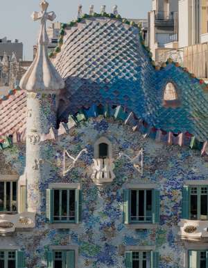 casa batllo's blue exterior