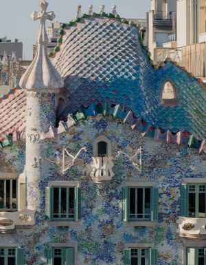 casa batllo's blue exterior