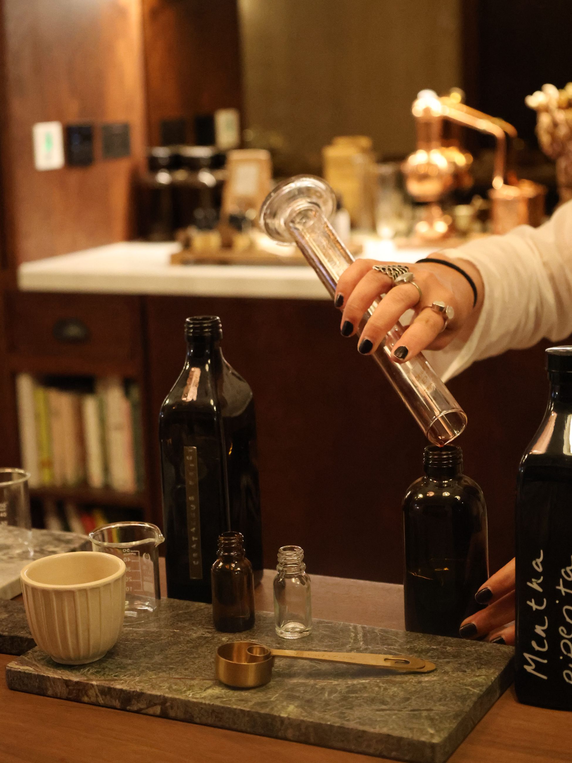 Personalised treatment at Six Senses London's Alchemy Bar