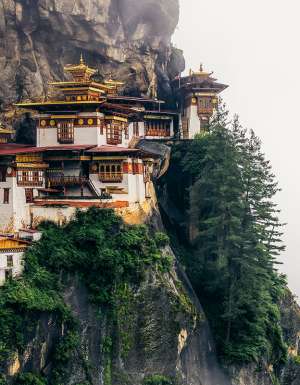 Sacred monastery Paro Taktsang (Tiger’s Nest) in Bhutan
