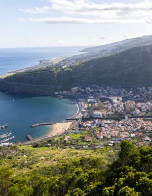 Machico as seen from above