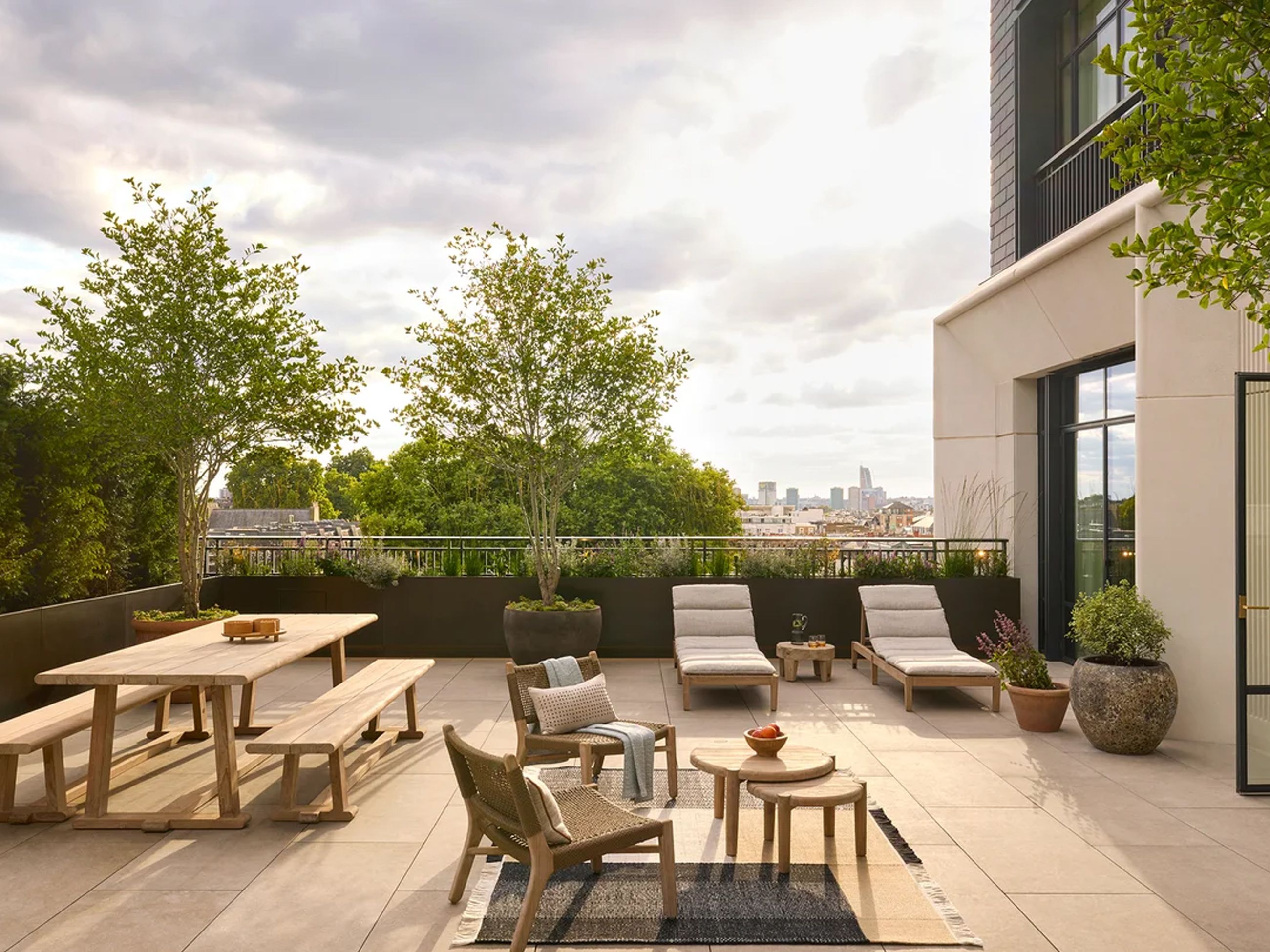 Primary Terrace of Notting Hill Suite at Six Senses London
