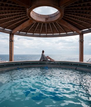 This cruise ship has the world’s largest bathhouse at sea