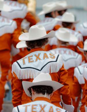 the Texas Longhorns marching band