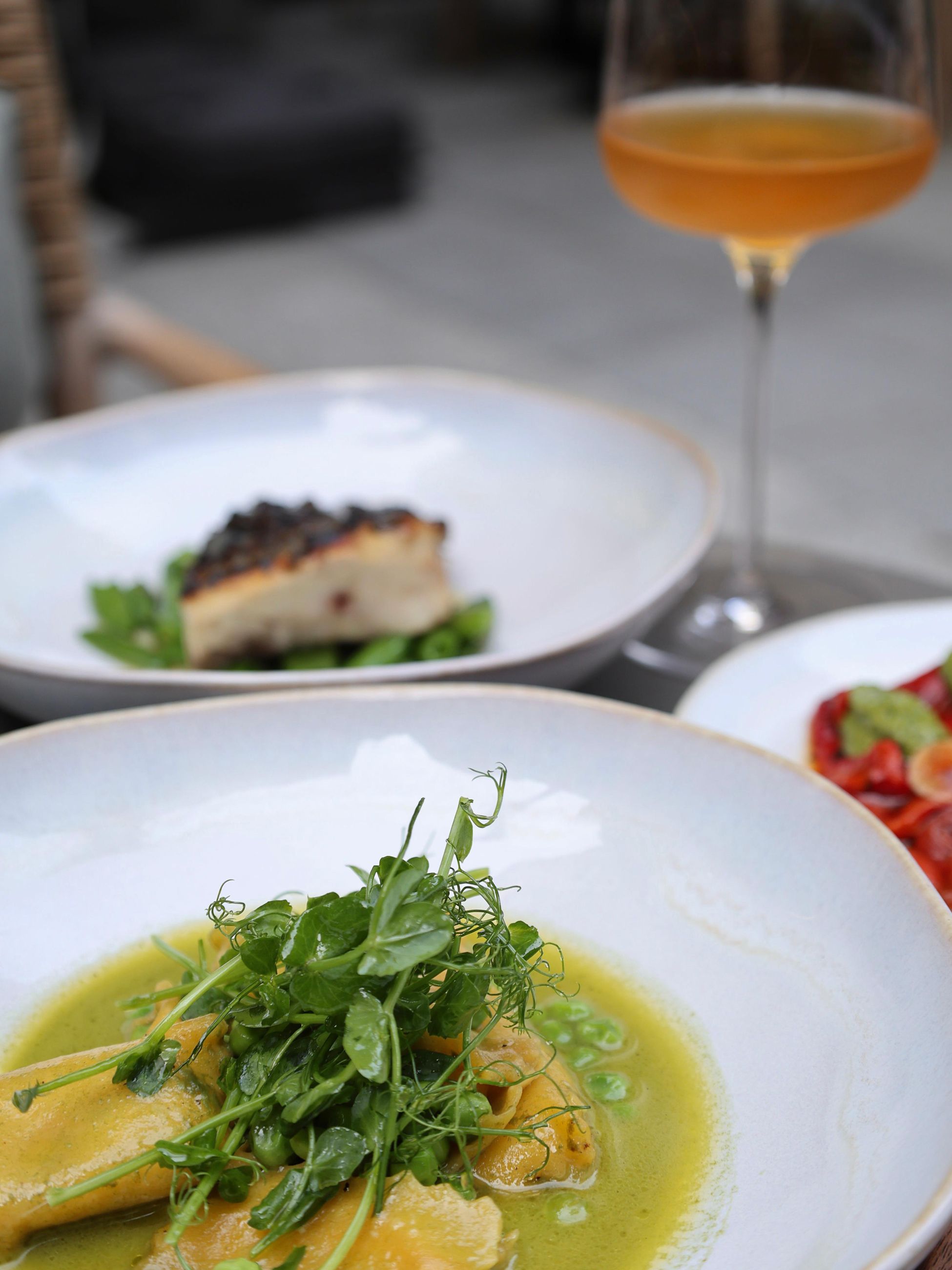 Six Senses London Whiteley's Kitchen courtyard