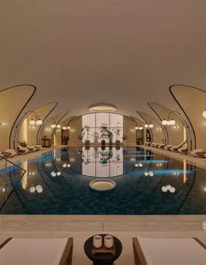 Swimming pool at six senses london
