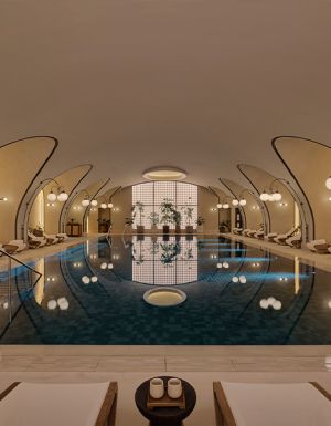 Swimming pool at six senses london