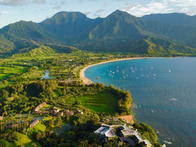 Hanalei Bay in Kaua‘i