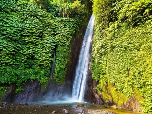 Munduk waterfall in Bali