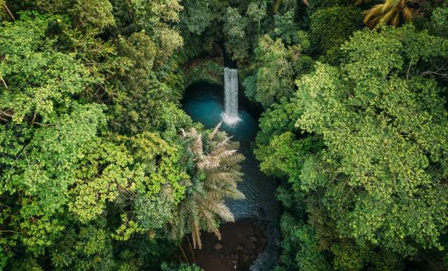 Tibumana Waterfall near Ubud, Bali