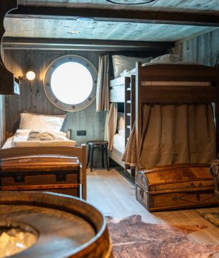 This expedition ship’s 1890s-style cabin lets you travel back in time