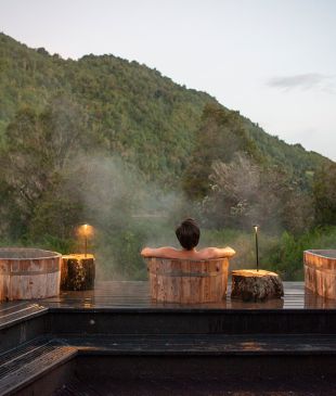 New nature-based thermal spa opens on the edge of a Patagonian volcano