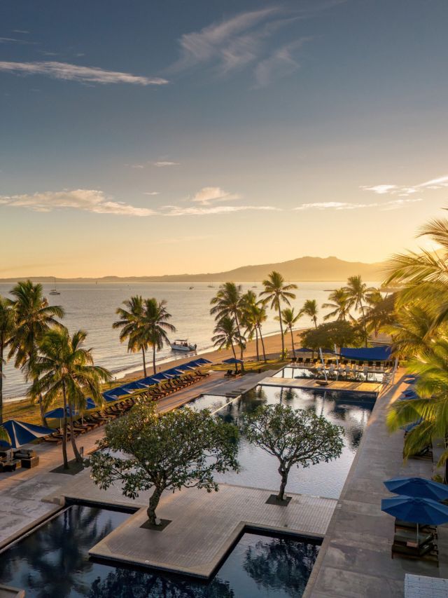 Hilton Fiji Beach Resort & Spa from above
