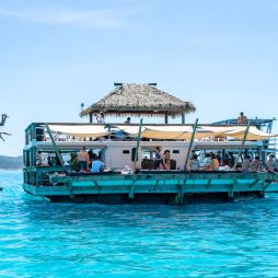 the floating club at Cloud 9, Denarau Island in Fiji