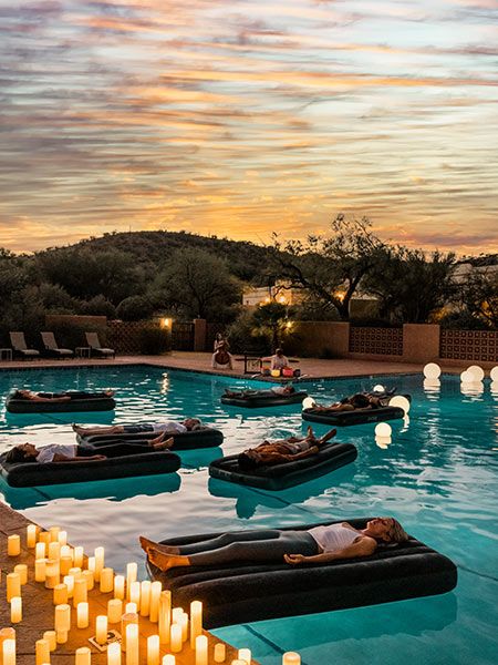 Canyon Ranch floating pool