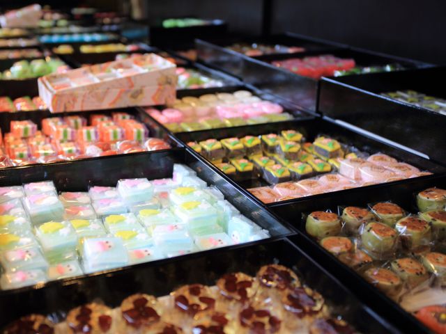 wagashi store in Kyoto