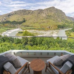 a Superior Shotover View Room at the Coronet Ridge Resort in Queenstown, New Zealand