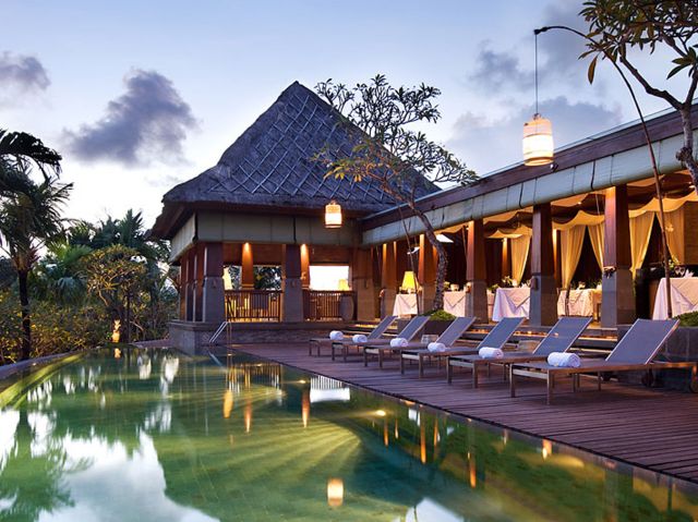 poolside villas at The Kayana Seminyak