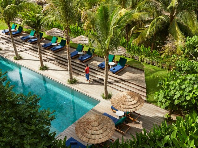 the pool at Desa Potato Head in Seminyak