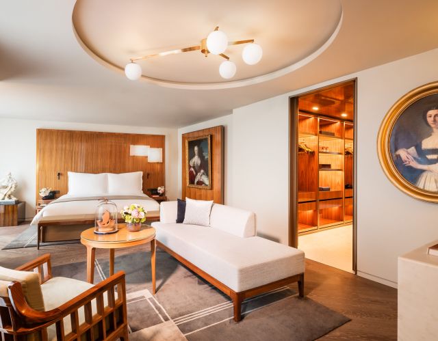 The Presidential Suite at Mandarin Oriental Lutetia, Paris.