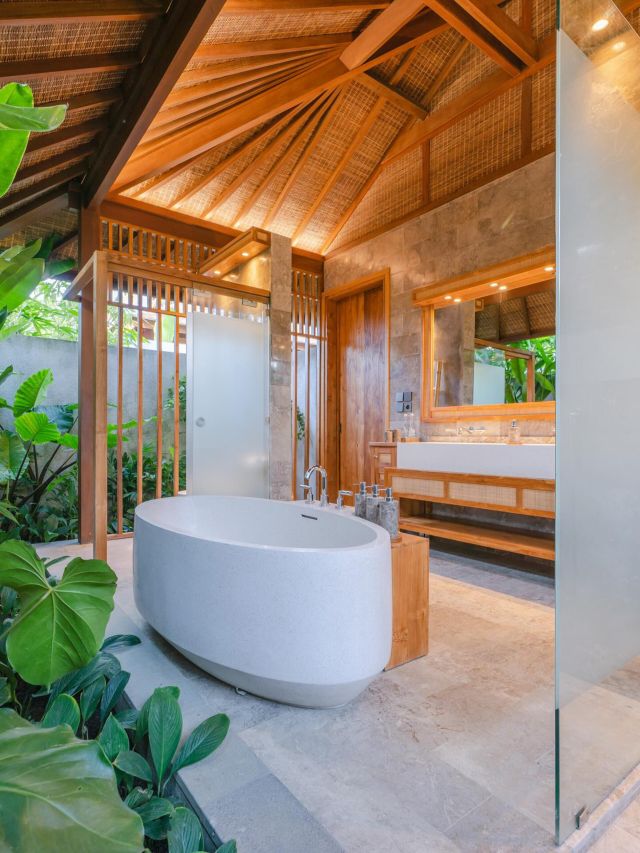 a private tub at Kappa Senses Ubud