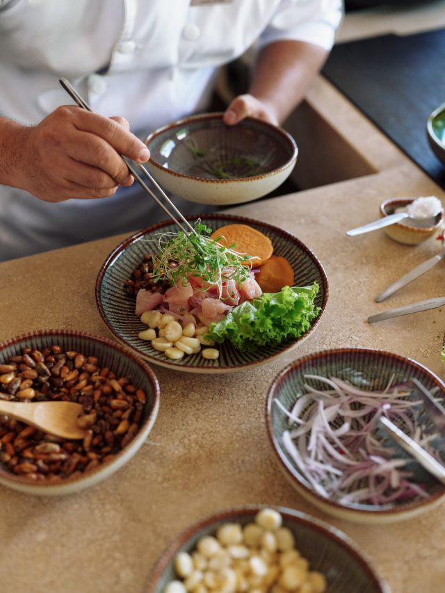 vibrant dishes on Pure Amazon