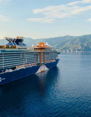 Celebrity Cruises ship at sea