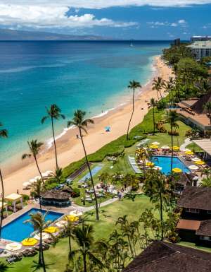 Wide view of the Royal Lahaina resort