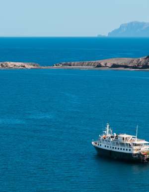 UnCruise Adventures ship in Baja California