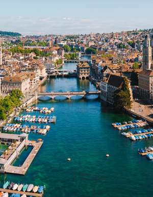 Zurich city by day